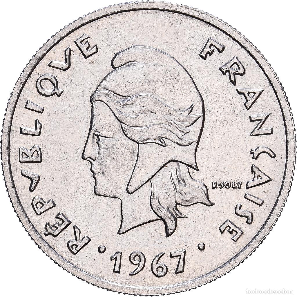 Monedas antiguas de Europa: [#1252375] Polinesia francesa, 10 Francs, 1967, Paris, N&iacute;quel, MBC