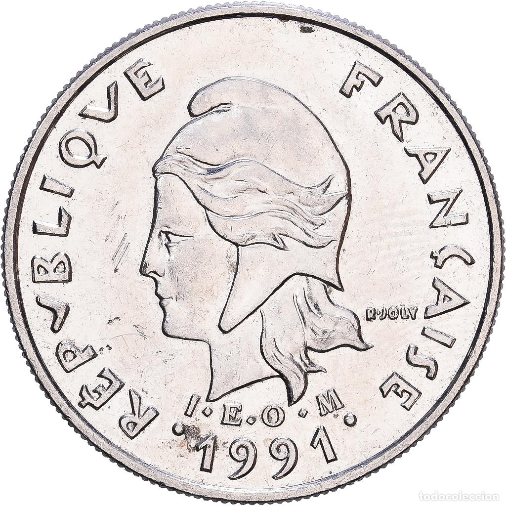 Monedas antiguas de Europa: [#1252377] Polinesia francesa, 10 Francs, 1991, Paris, N&iacute;quel, MBC