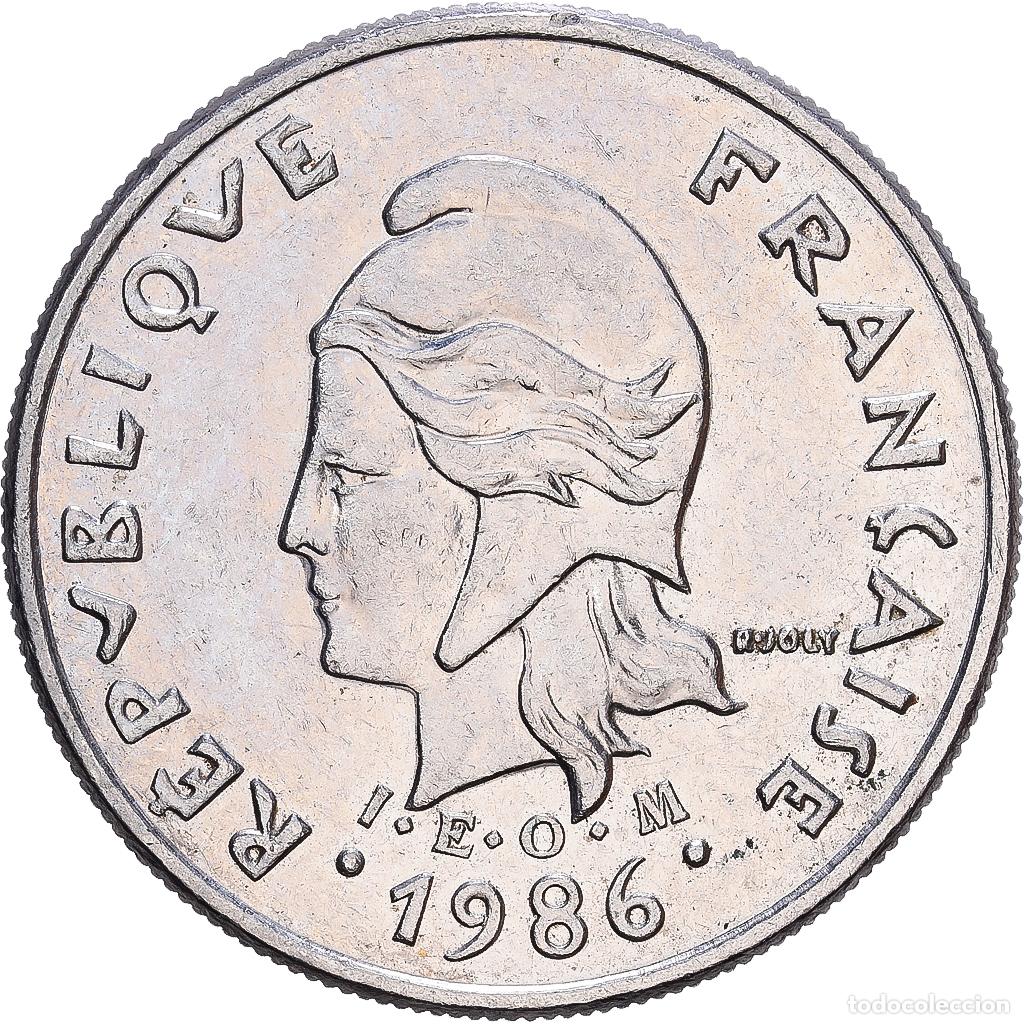 Monedas antiguas de Europa: [#1252378] Polinesia francesa, 10 Francs, 1986, Paris, N&iacute;quel