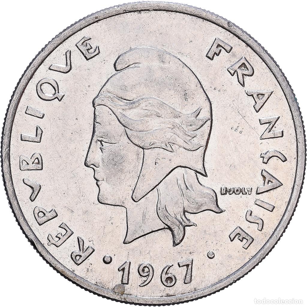 Monedas antiguas de Europa: [#1252380] Polinesia francesa, 20 Francs, 1967, Paris, N&iacute;quel, MBC