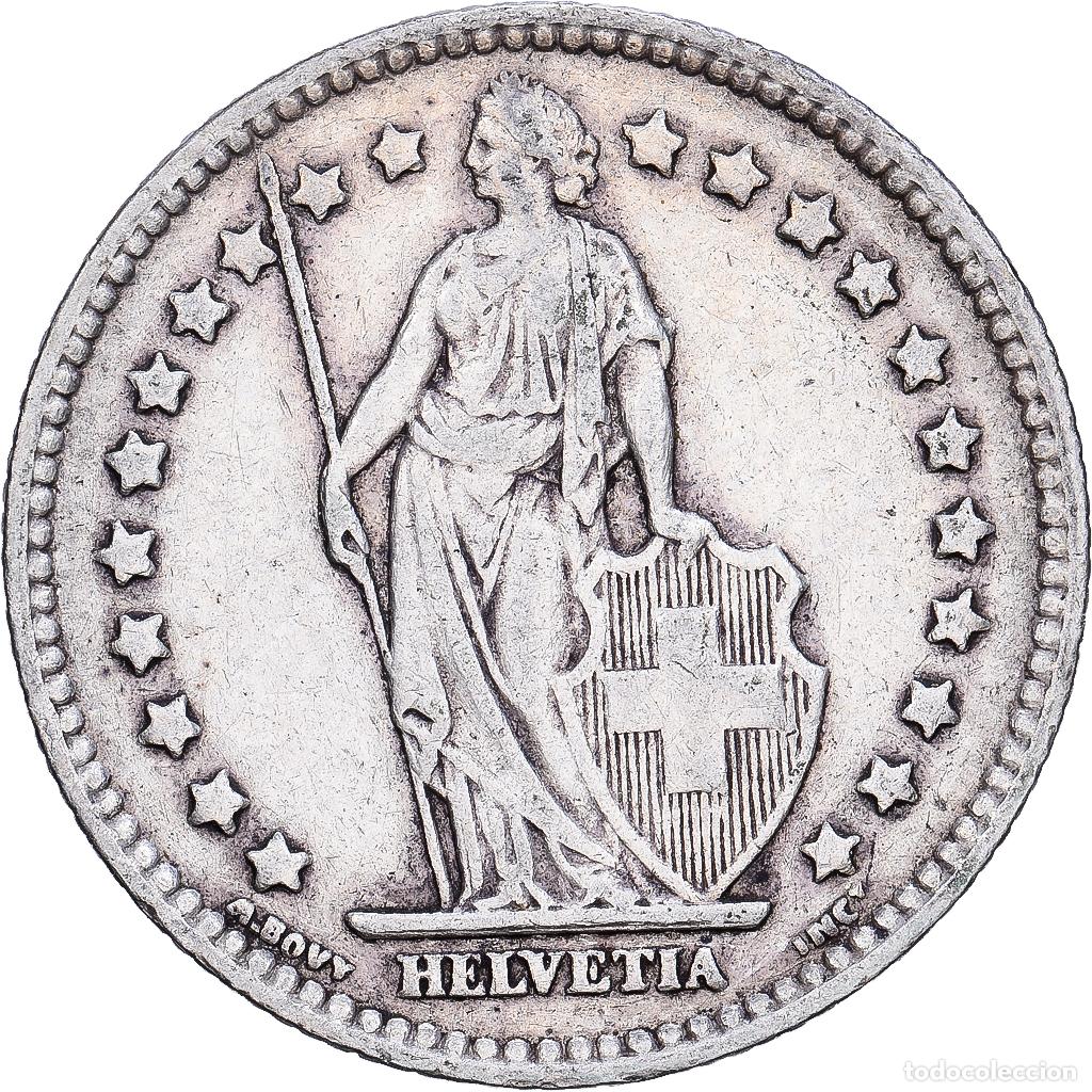 Monedas antiguas de Europa: [#1252361] Suiza, 1 Franc, 1920, Bern, Plata, MBC