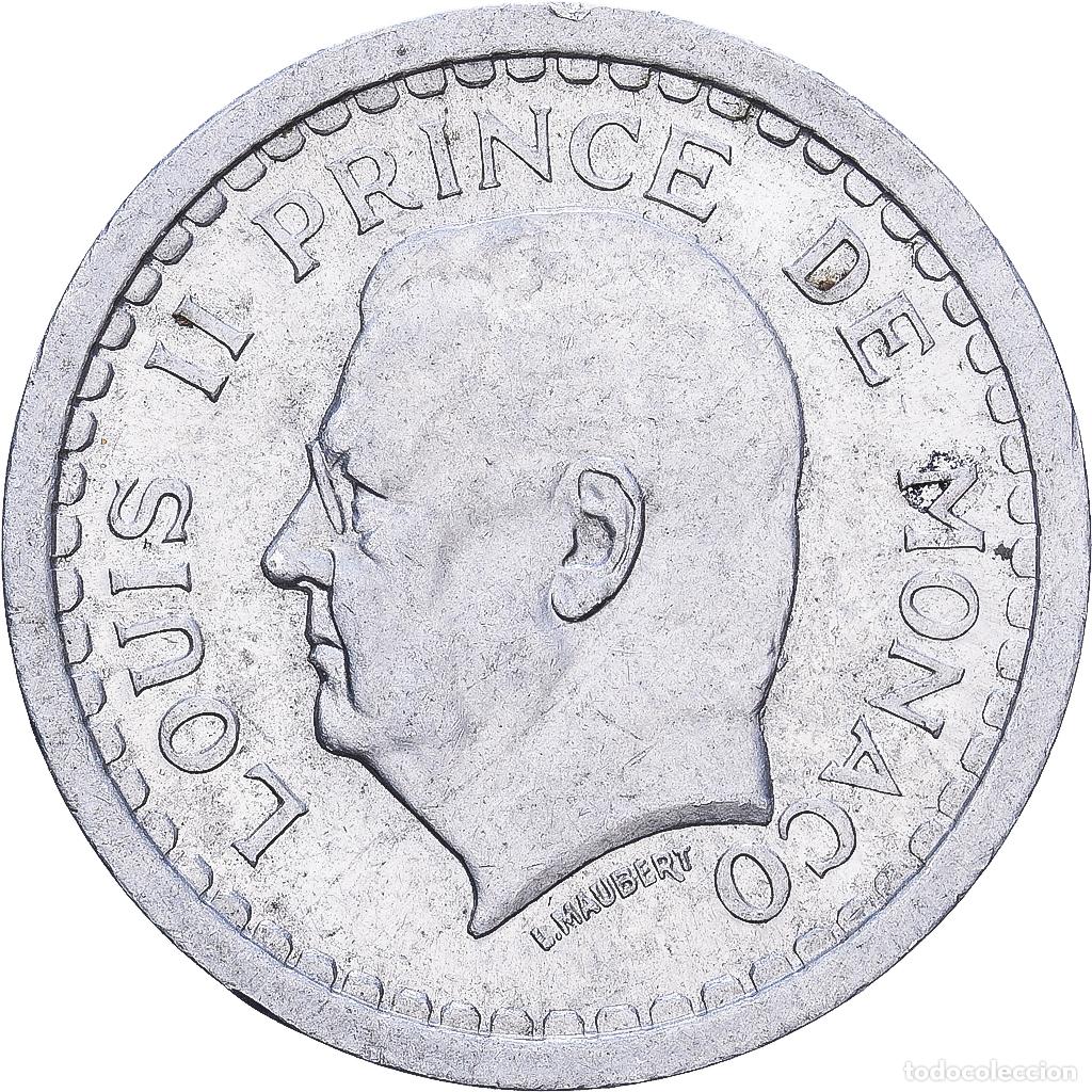 Monedas antiguas de Europa: [#1252384] M&oacute;naco, 1 Franc, 1943, Paris, Aluminio, BC