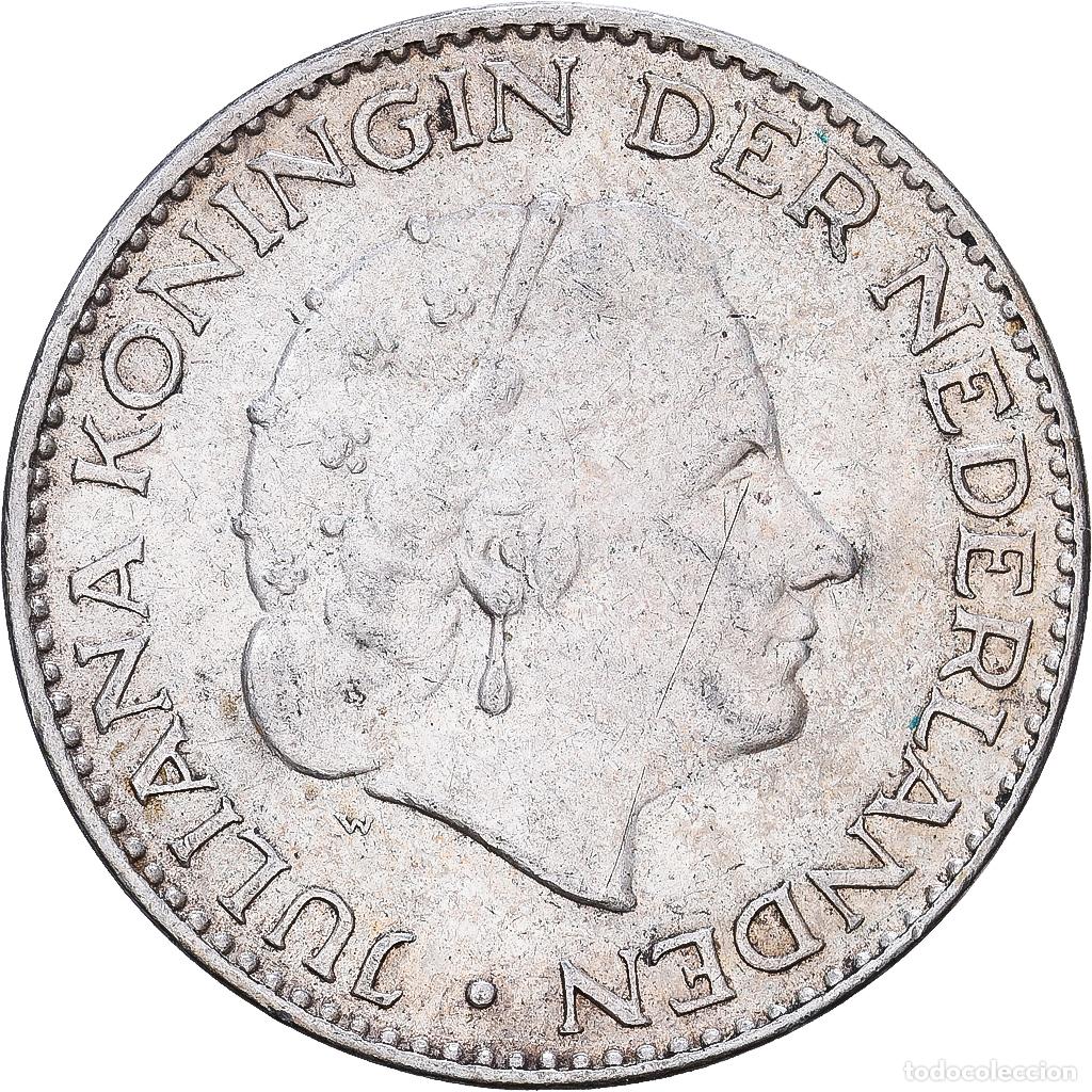 Monedas antiguas de Europa: [#1252364] Pa&iacute;ses Bajos, 1 Gulden, 1955, Utrecht, Plata, BC
