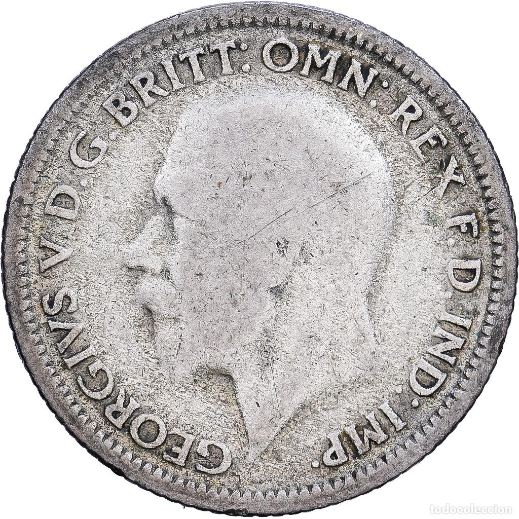 Monedas antiguas de Europa: [#1252367] Gran Breta&ntilde;a, 6 Pence, 1929, British Royal Mint, Plata, RC