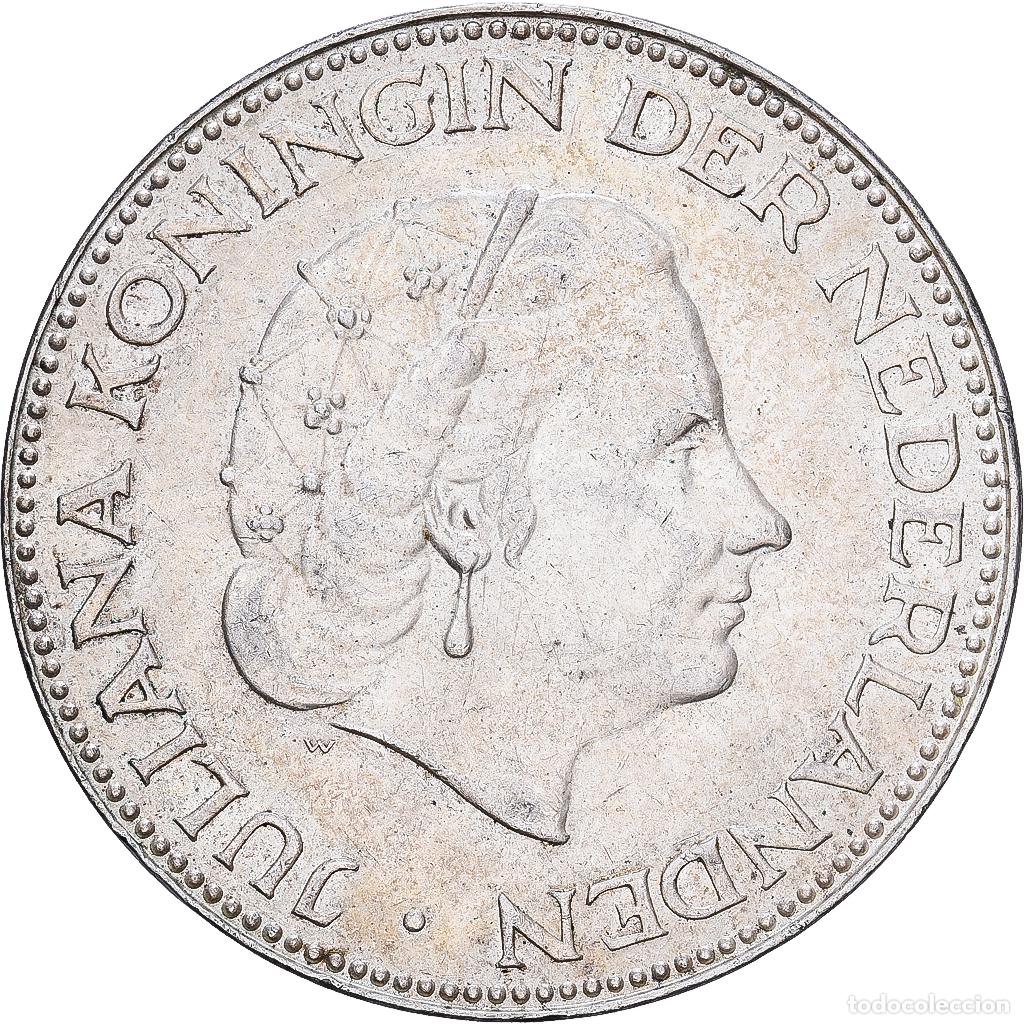 Monedas antiguas de Europa: [#1252363] Pa&iacute;ses Bajos, 2-1/2 Gulden, 1959, Utrecht, Plata, BC