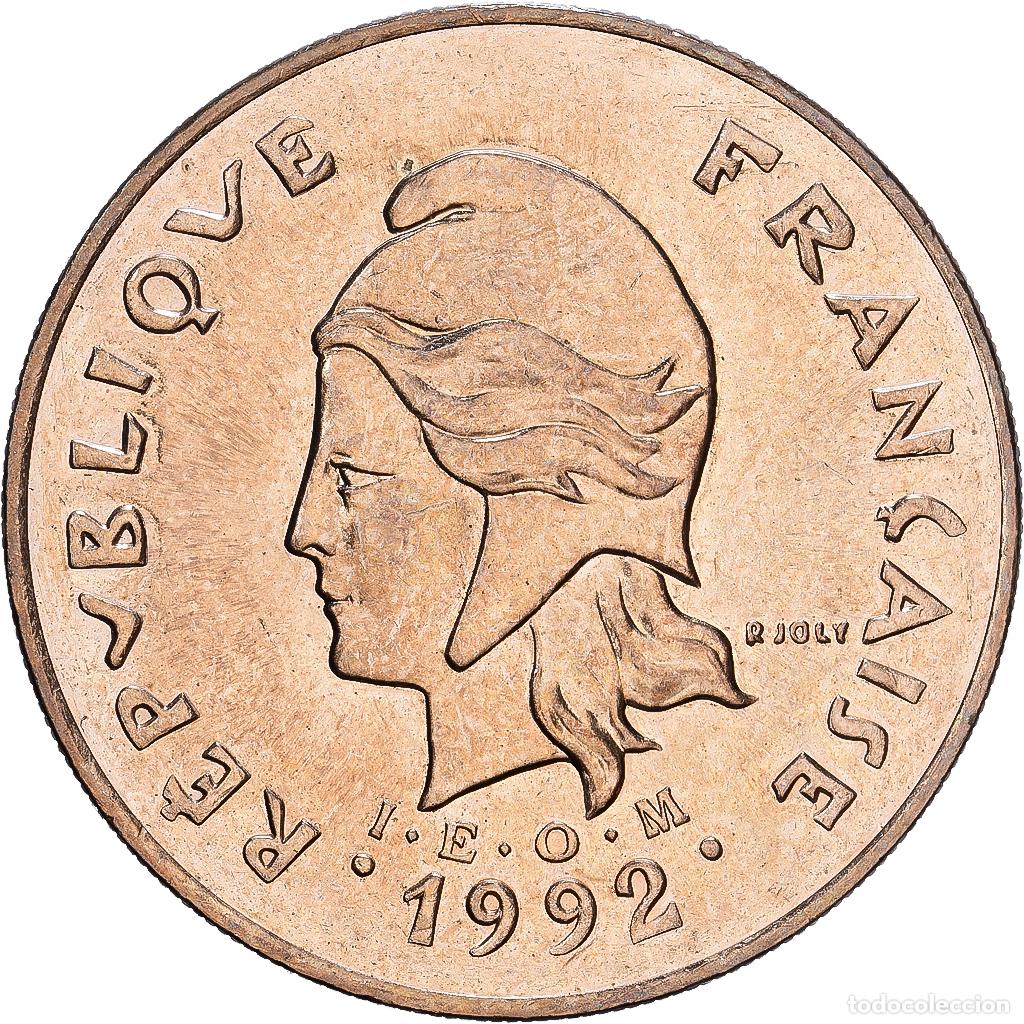 Monedas antiguas de Europa: [#1252383] Polinesia francesa, 100 Francs, 1992, Paris, Cobre - n&iacute;quel, MBC