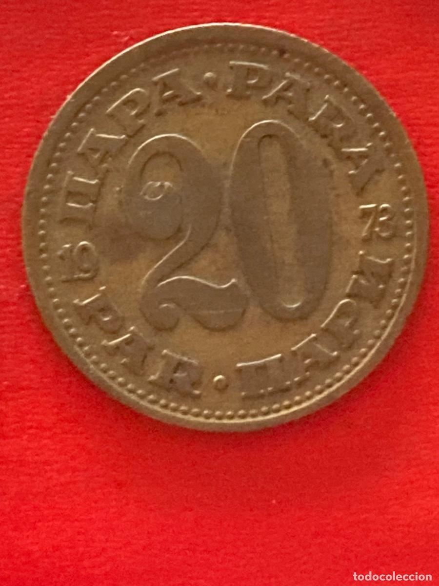 Monedas antiguas de Europa: Gedenkm&uuml;nze Umlaufm&uuml;nze Jugoslawien 20 Para 1973