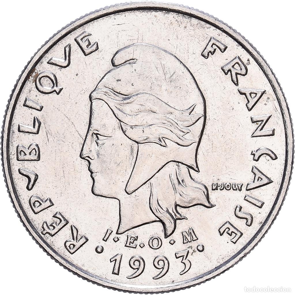 Monedas antiguas de Europa: [#1252411] Polinesia francesa, 10 Francs, 1993, Paris, N&iacute;quel, BC+