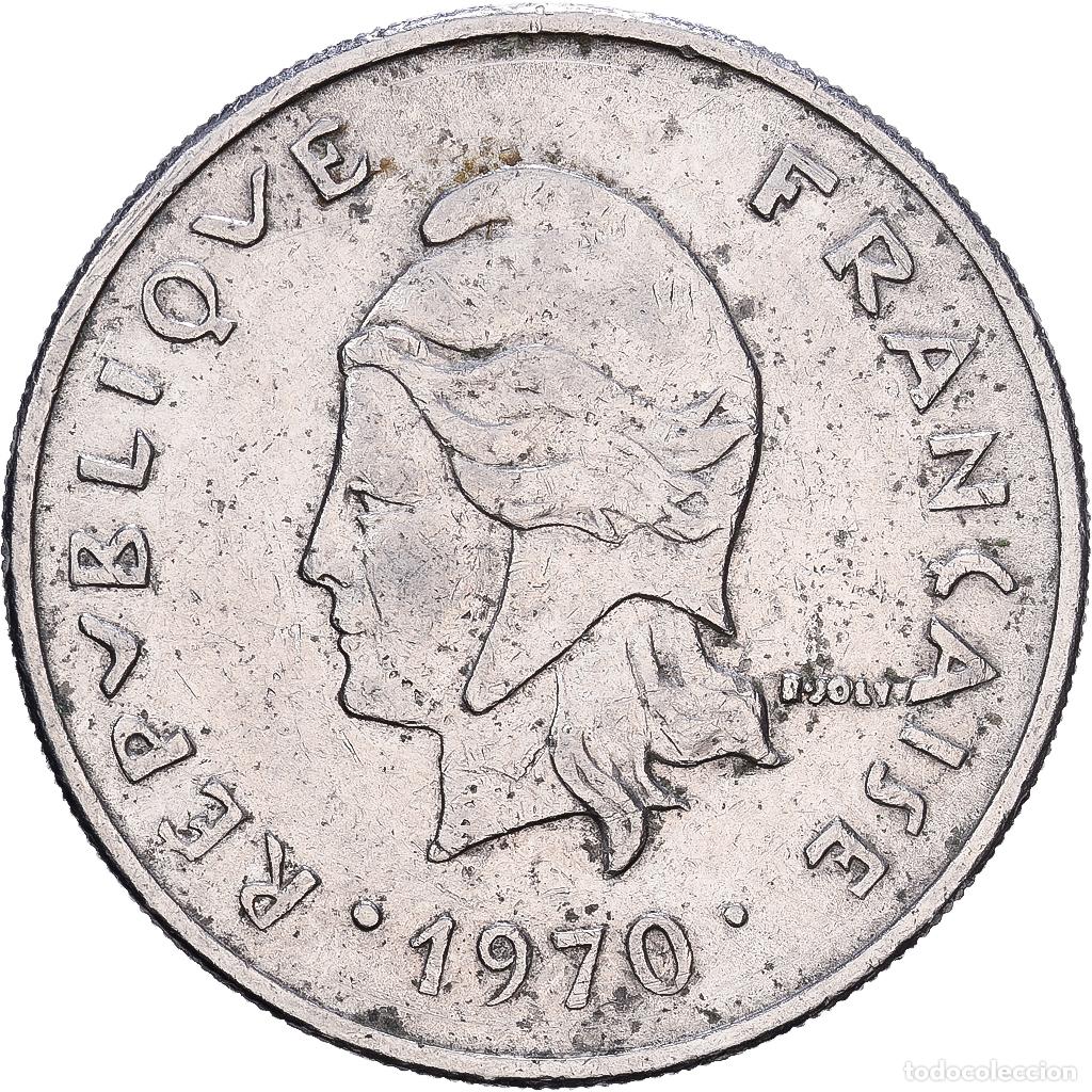 Monedas antiguas de Europa: [#1252413] Polinesia francesa, 20 Francs, 1970, Paris, N&iacute;quel, BC+