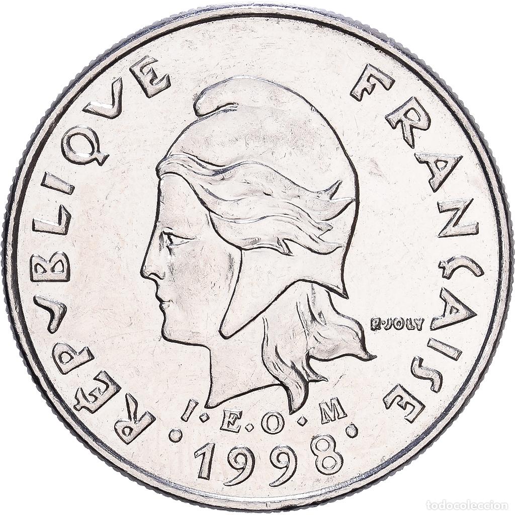 Monedas antiguas de Europa: [#1252412] Polinesia francesa, 10 Francs, 1998, Paris, N&iacute;quel, BC+