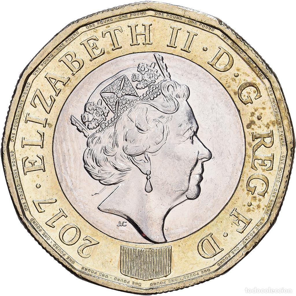 Monedas antiguas de Europa: [#1252391] Reino Unido, 1 Pound, 2017, British Royal Mint, Bimet&aacute;lico, BC+