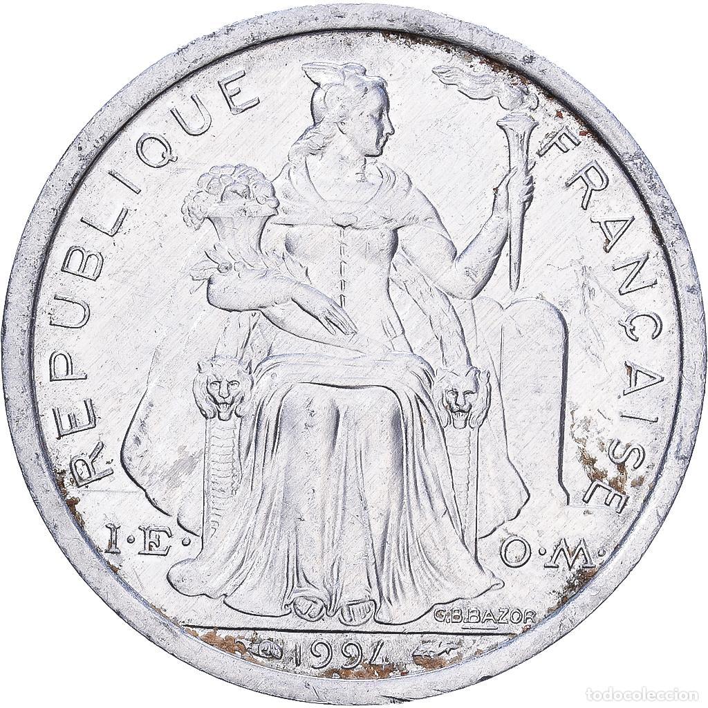 Monedas antiguas de Europa: [#1252416] Nueva Caledonia, 1 Franc, 1994, Paris, Aluminio, BC+