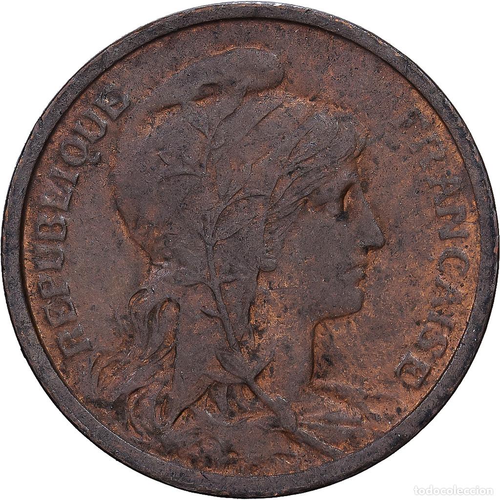 Monedas antiguas de Europa: [#1252423] Francia, 1 Centime, 1920, Paris, Bronce, RC