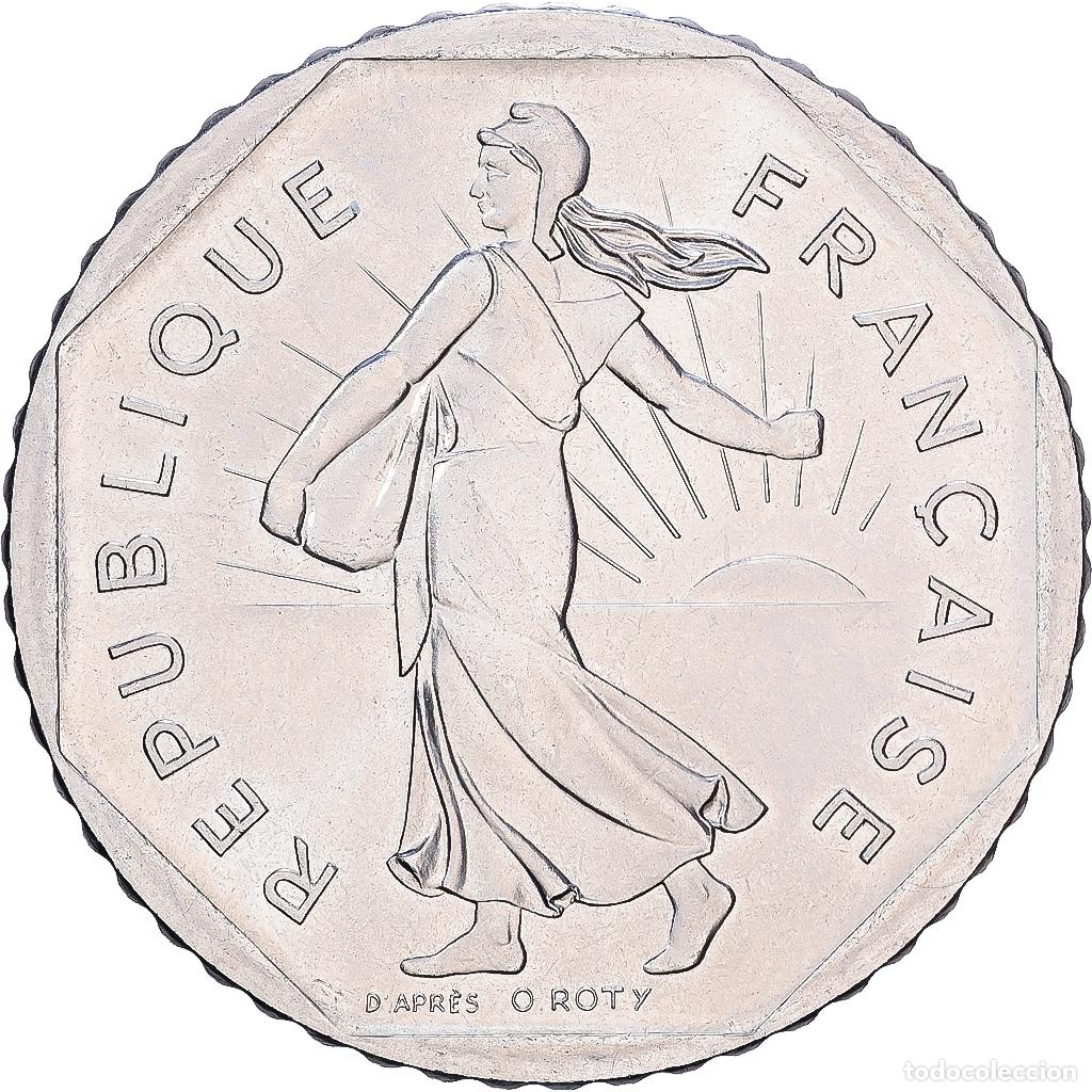 Monedas antiguas de Europa: [#1252427] Francia, 2 Francs, 1979, Paris, N&iacute;quel, BC+