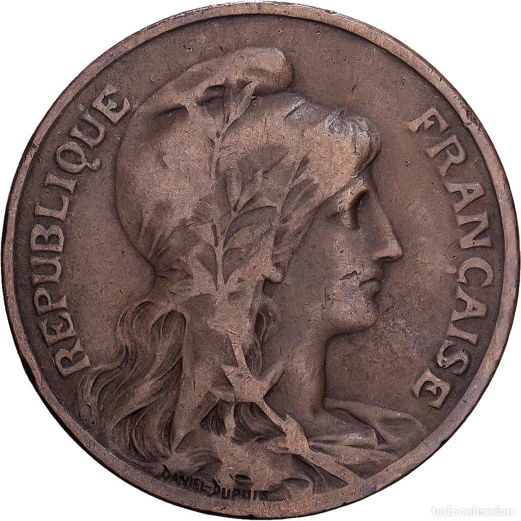 Monedas antiguas de Europa: [#1252426] Francia, 10 Centimes, 1911, Paris, Bronce, BC