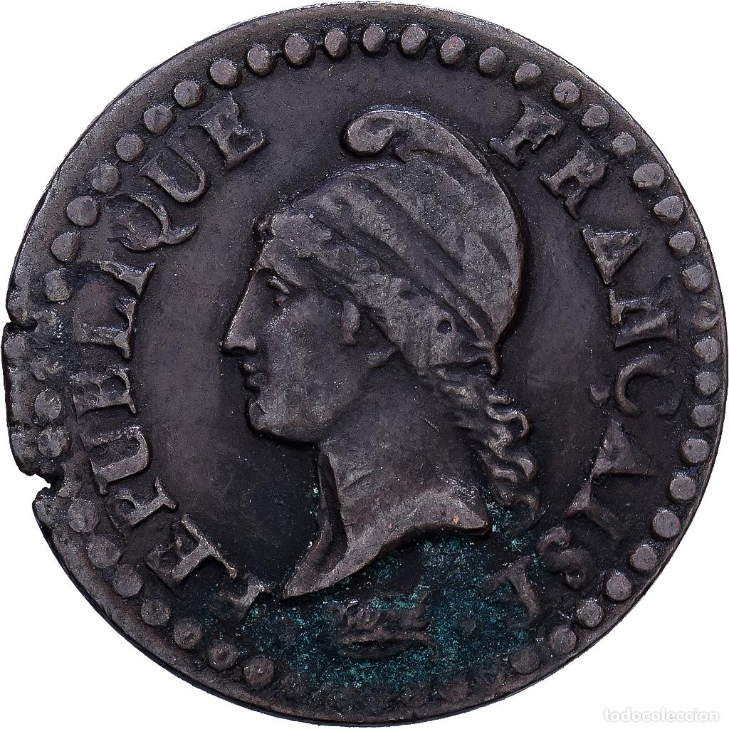 Monedas antiguas de Europa: [#1252432] Francia, 1 Centime, AN 7, Paris, Cobre, RC