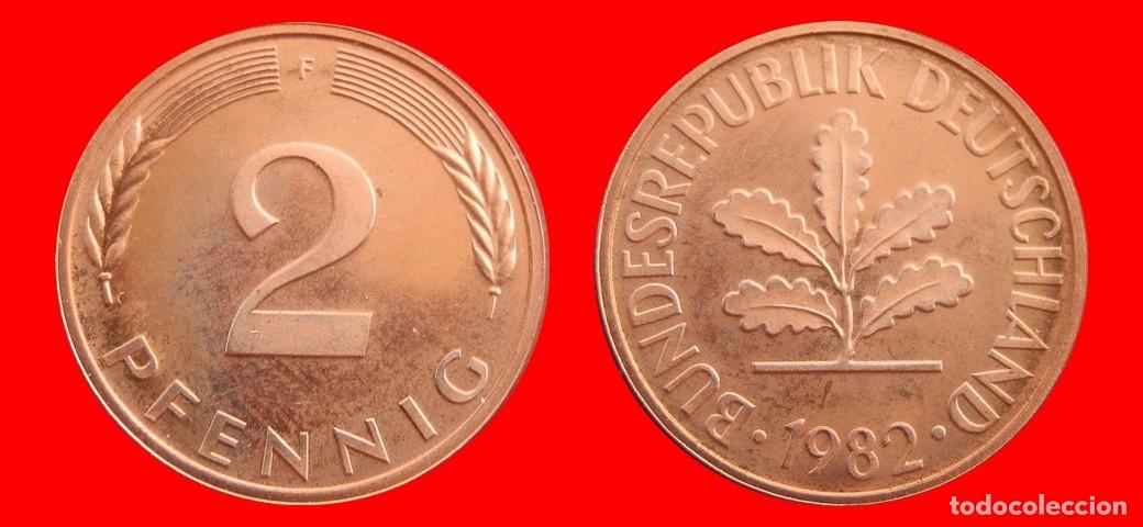 Monedas antiguas de Europa: 2 PFENNIG 1982-F PROOF BRD ALEMANIA-154824