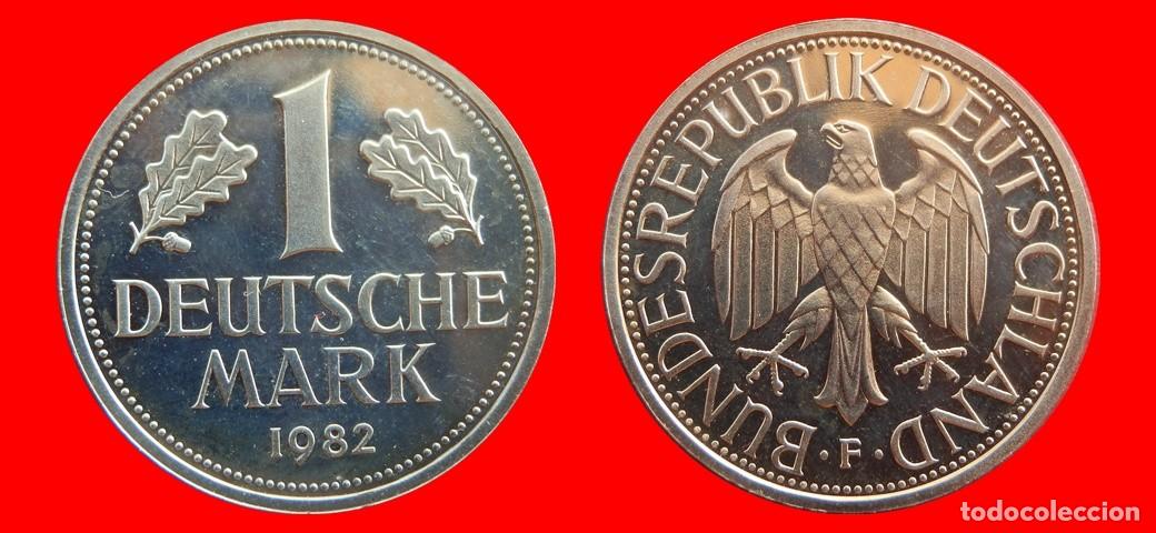 Monedas antiguas de Europa: 1 MARCO 1982-F PROOF BRD ALEMANIA-154836
