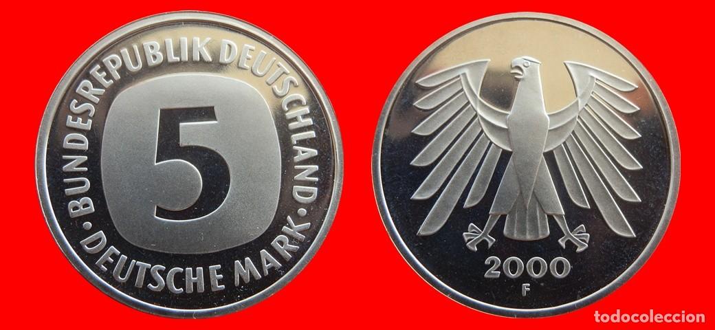Monedas antiguas de Europa: 5 MARCOS 2000-F PROOF BRD ALEMANIA-154851