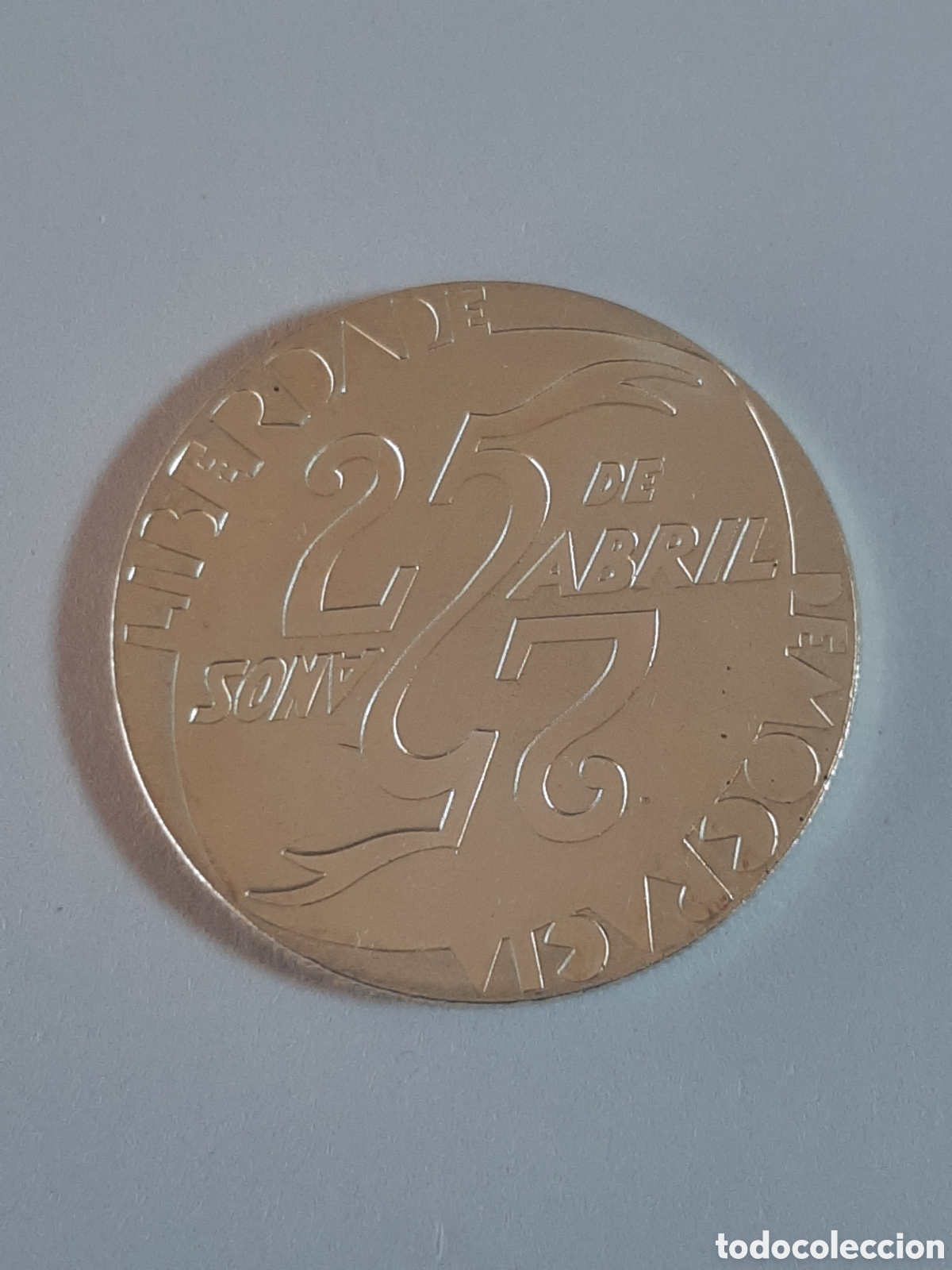 Monedas antiguas de Europa: PORTUGAL 1000 ESCUDOS 1999 PLATA -25 ANIVERSARIO DE LA REVOLUCION DE LOS CLAVELES 1974