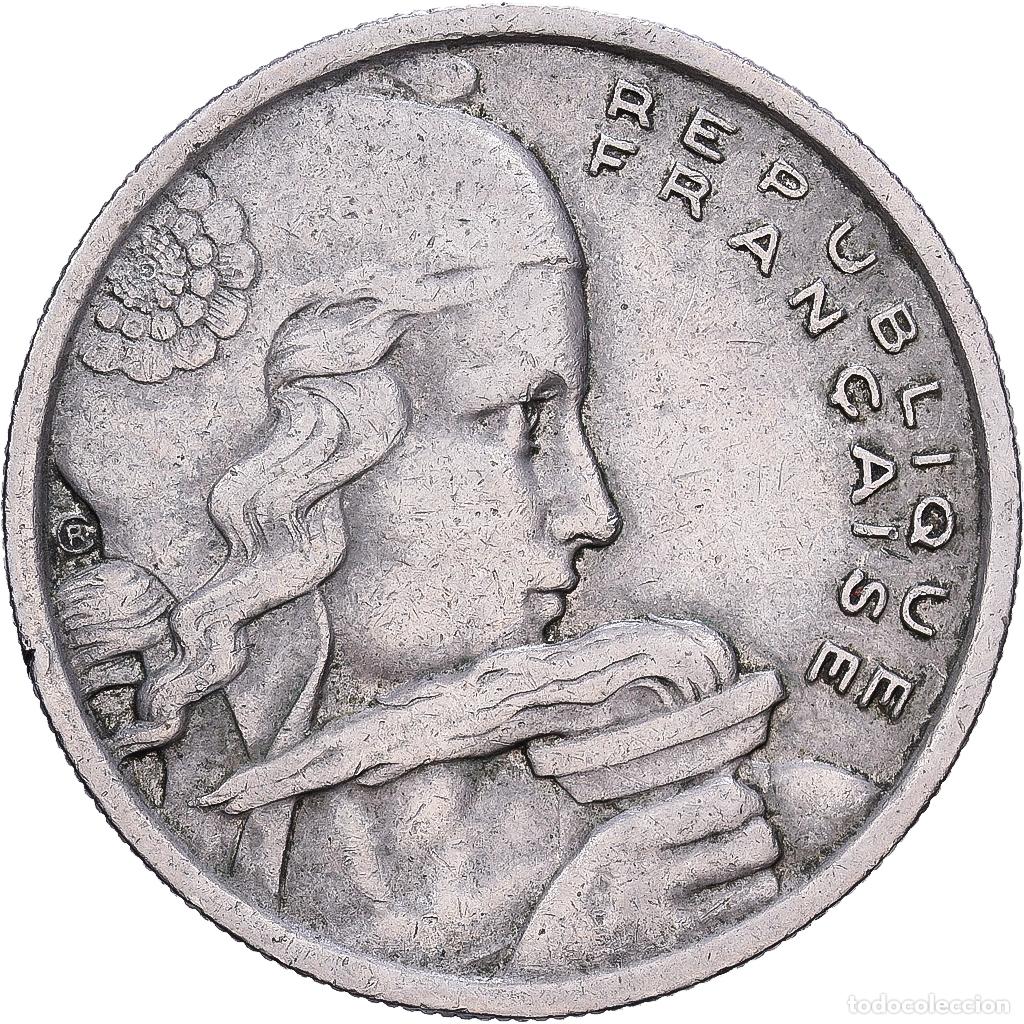 Monedas antiguas de Europa: [#1252461] Francia, 100 Francs, 1957, Paris, Cupronickel, BC+