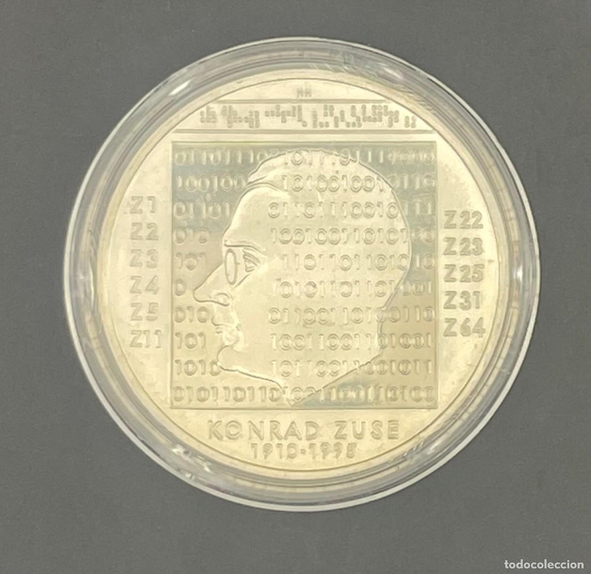 Monedas antiguas de Europa: ALEMANIA. A&Ntilde;O 2010. 10&euro; PLATA &rdquo; 100 ANIVERSARIO KONRAD ZUSE&rdquo;