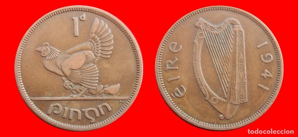 Monedas antiguas de Europa: 1 PENIQUE PENNY 1941 IRLANDA-154854