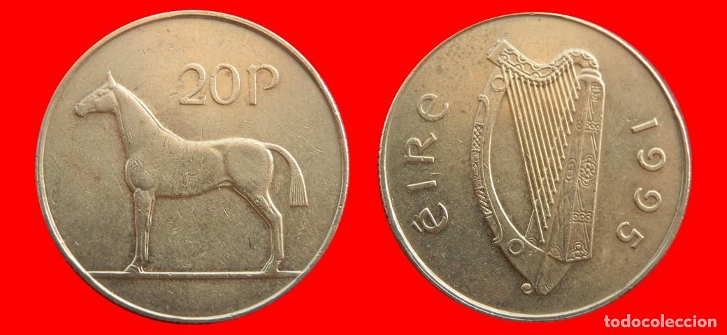 Monedas antiguas de Europa: 20 PENIQUES PENCE 1995 IRLANDA-154866