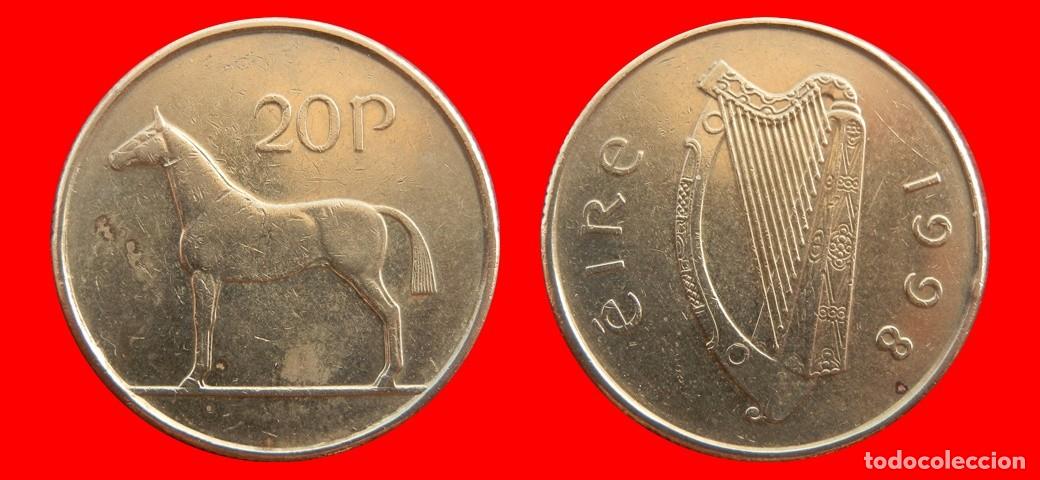 Monedas antiguas de Europa: 20 PENIQUES PENCE 1998 IRLANDA-154868
