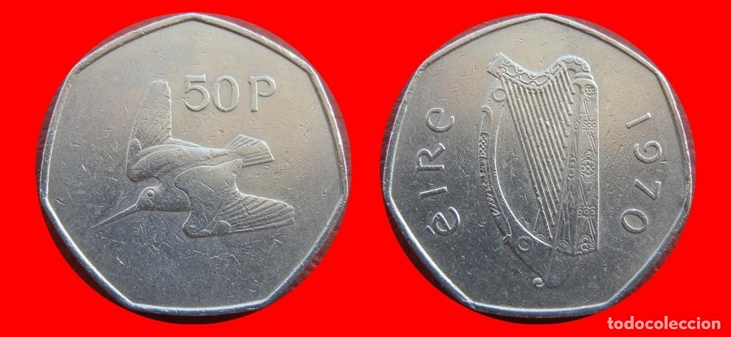 Monedas antiguas de Europa: 50 PENIQUES PENCE 1970 IRLANDA-154869