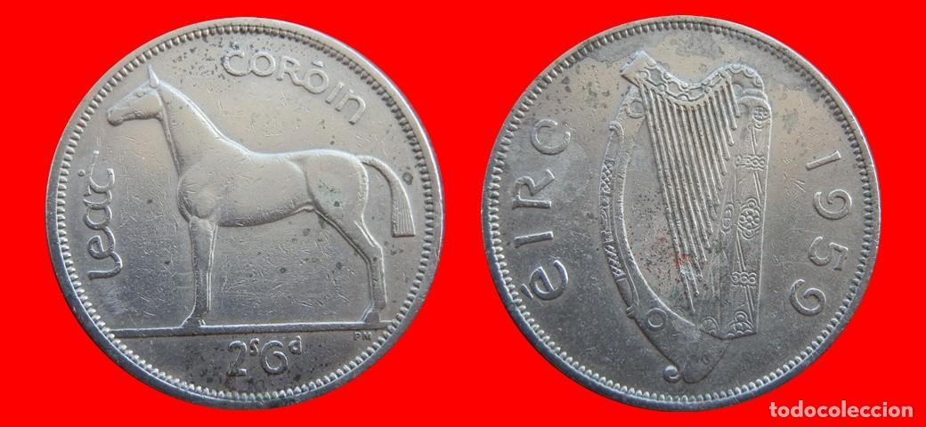Monedas antiguas de Europa: 1/2 CORONA 1959 IRLANDA-154876
