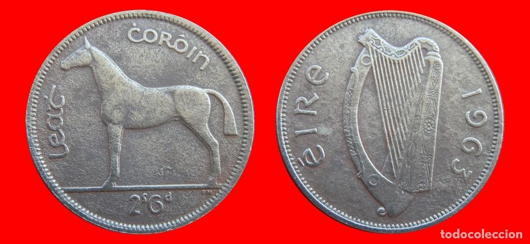Monedas antiguas de Europa: 1/2 CORONA 1963 IRLANDA-154877
