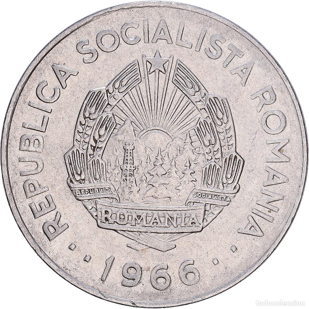 Monedas antiguas de Europa: [#1252522] Ruman&iacute;a, Leu, 1966, Bucarest, N&iacute;quel recubierto de acero, MBC