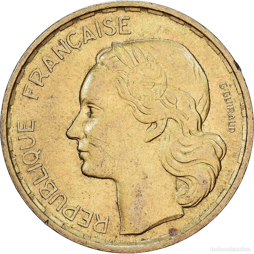 Monedas antiguas de Europa: [#1252529] Francia, 20 Francs, 1952, Paris, Aluminio - bronce, BC+