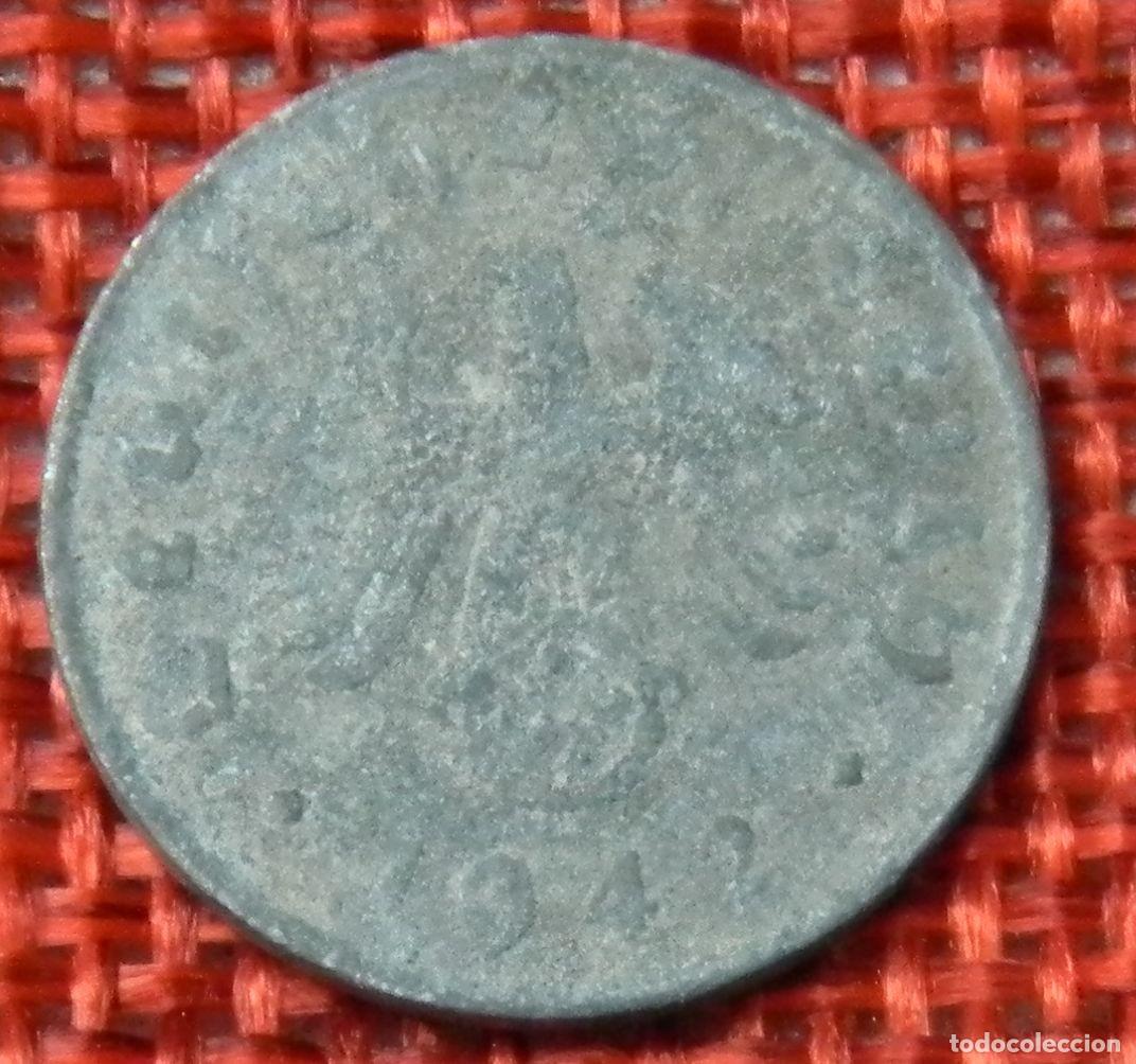 Monedas antiguas de Europa: Alemania - III Tercer Reich 1 reichspfennig - A&ntilde;o 1942 G