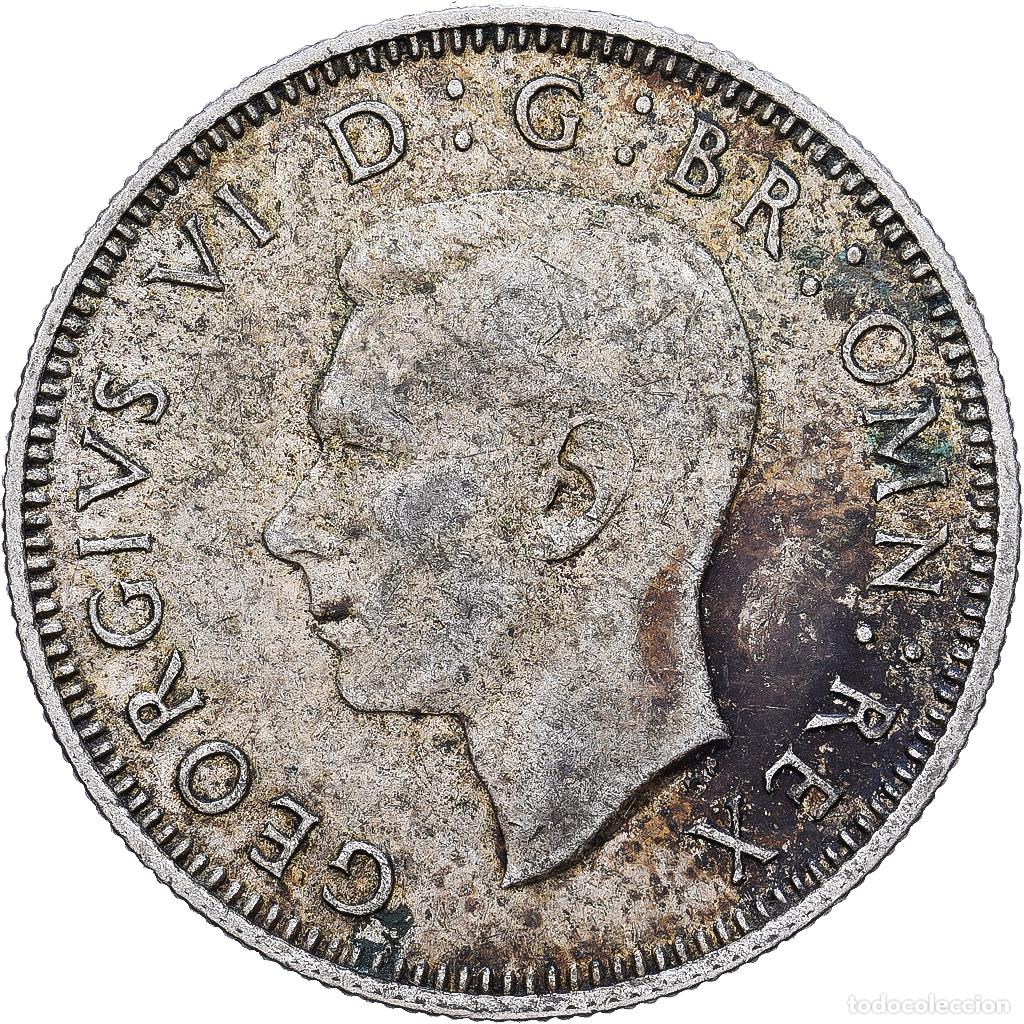 Monedas antiguas de Europa: [#1252542] Gran Breta&ntilde;a, George VI, 1 Shilling, 1941, British Royal Mint, Plata, BC+
