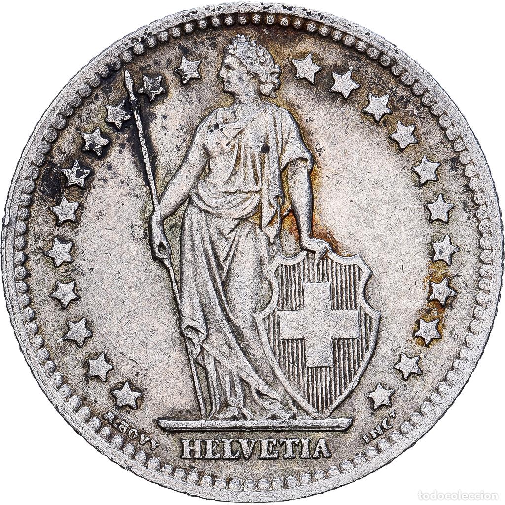 Monedas antiguas de Europa: [#1252544] Suiza, 1 Franc, 1944, Bern, Plata, MBC