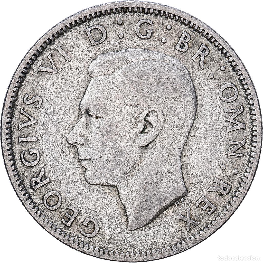 Monedas antiguas de Europa: [#1252552] Gran Breta&ntilde;a, George VI, 2 Shillings, 1942, British Royal Mint, Plata, BC+