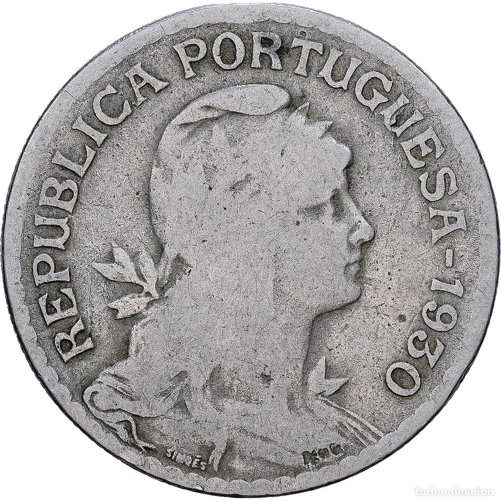 Monedas antiguas de Europa: [#1252559] Portugal, 1 Escudo, 1930, Lisbon, N&iacute;quel - lat&oacute;n, MBC