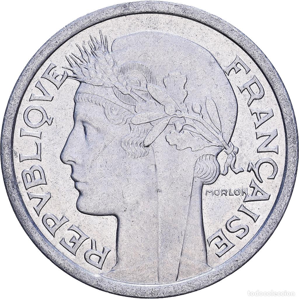Monedas antiguas de Europa: [#228319] Francia, Franc, Morlon, 1958, Aluminio, MBC, KM:885a.1