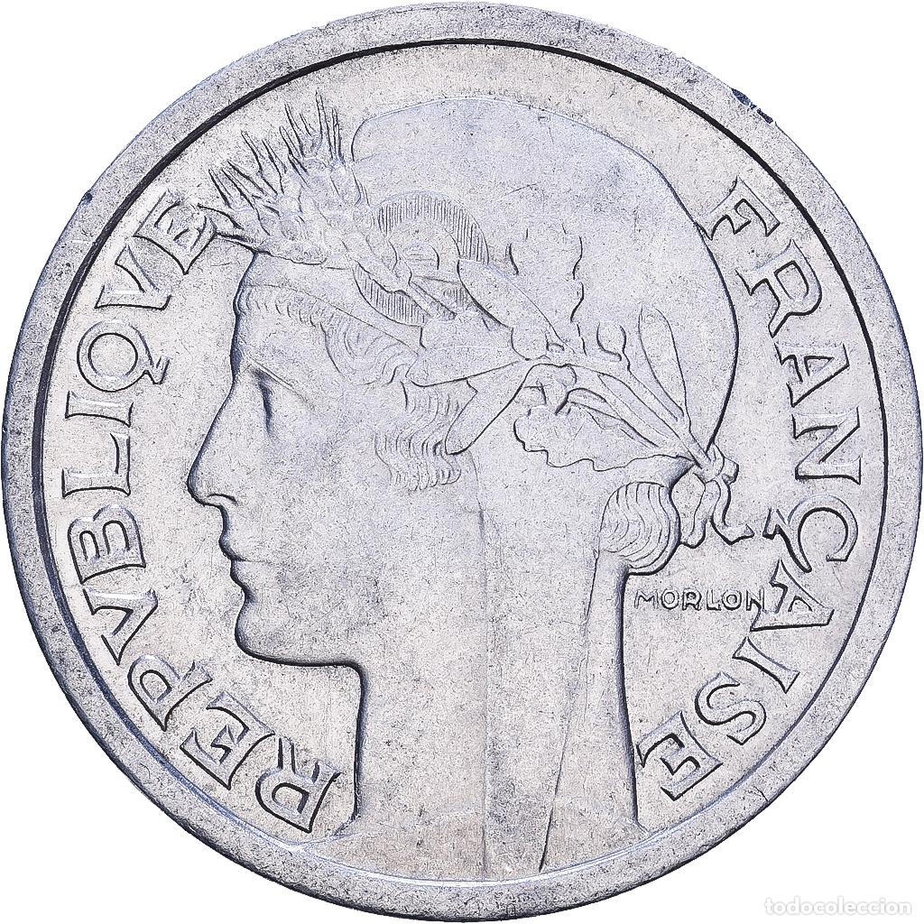 Monedas antiguas de Europa: [#228320] Francia, Franc, Morlon, 1958, Aluminio, MBC+, KM:885a.1