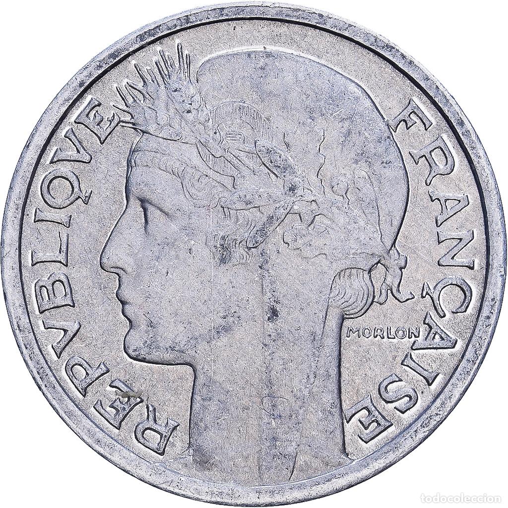 Monedas antiguas de Europa: [#228345] Francia, 50 Centimes, Morlon, 1945, Paris, Aluminio, MBC+, KM:894.1a