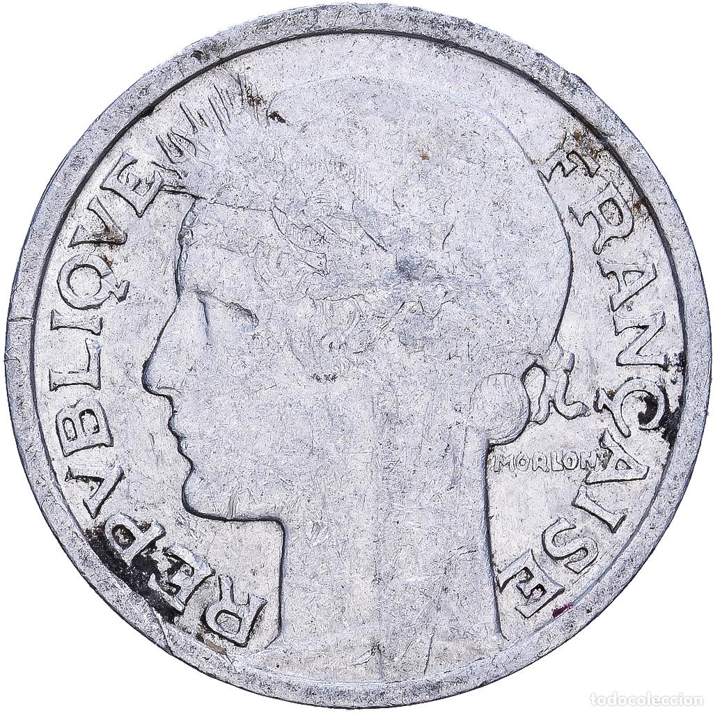 Monedas antiguas de Europa: [#228352] Francia, 50 Centimes, Morlon, 1945, Castelsarrasin, Aluminio, BC+, KM:894.3a