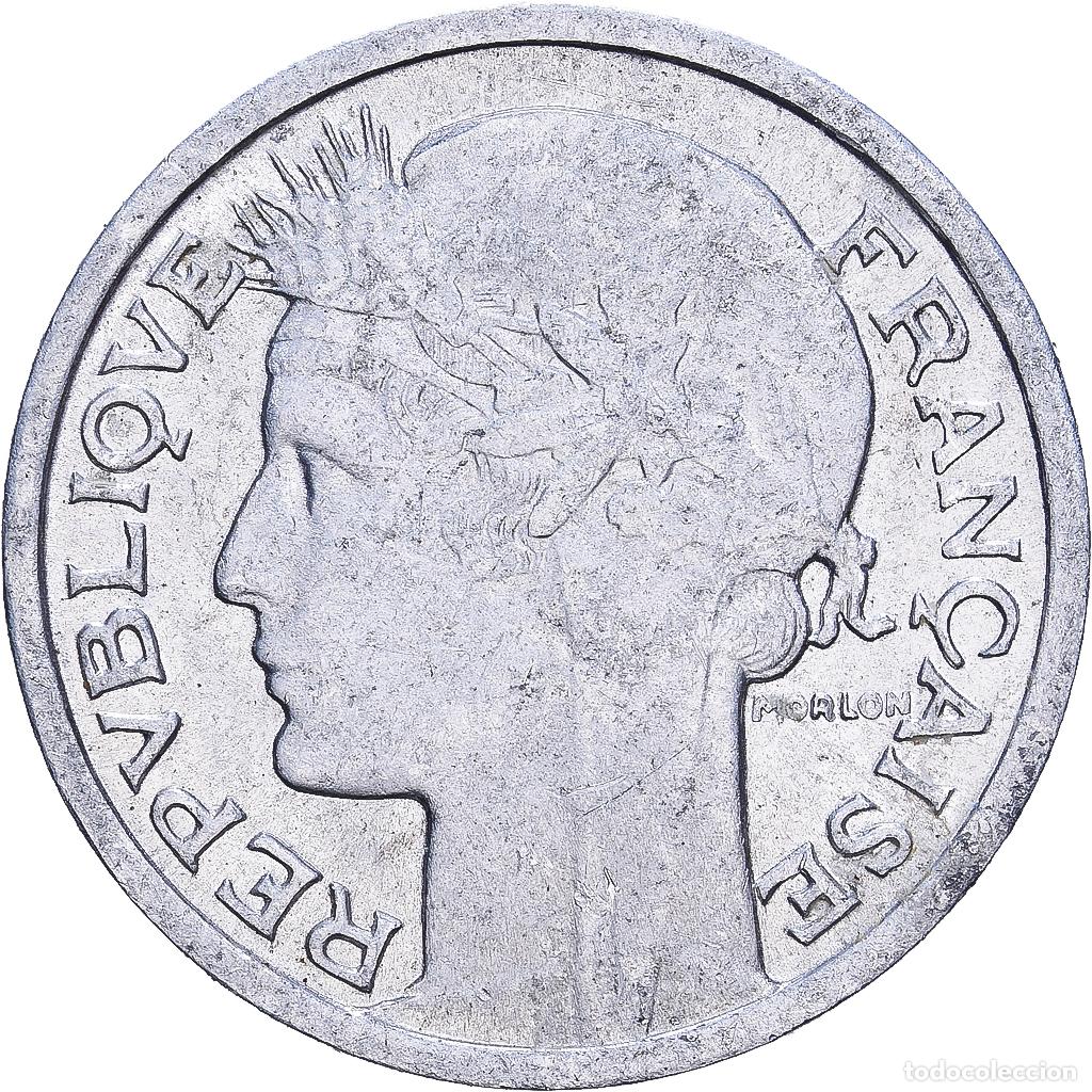 Monedas antiguas de Europa: [#228356] Francia, 50 Centimes, Morlon, 1945, Castelsarrasin, Aluminio, MBC, KM:894.3a
