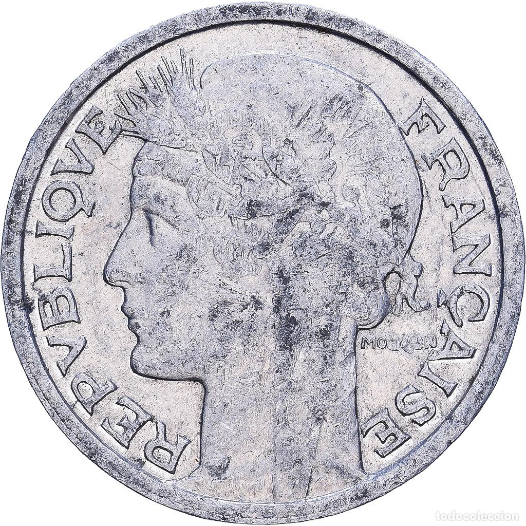 Monedas antiguas de Europa: [#228372] Francia, 50 Centimes, Morlon, 1945, Beaumont - Le Roger, Aluminio, MBC