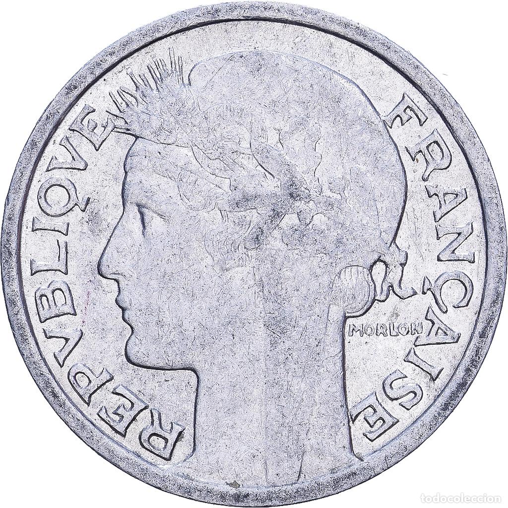 Monedas antiguas de Europa: [#228391] Francia, 50 Centimes, Morlon, 1945, Castelsarrasin, Aluminio, MBC+, KM:894.3a