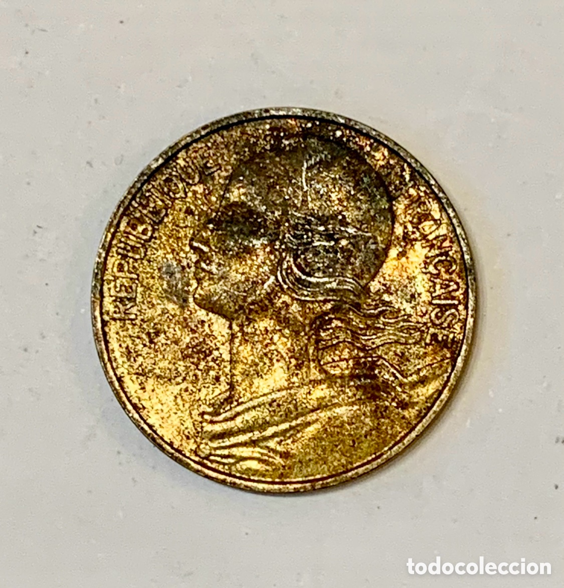 Monedas antiguas de Europa: Moneda. Republique Francaise. 10 Cmes. Lagriffoul. 1981.