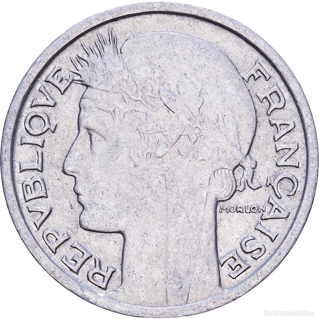 Monedas antiguas de Europa: [#228434] Francia, 50 Centimes, Morlon, 1947, Paris, Aluminio, MBC+, KM:894.1a