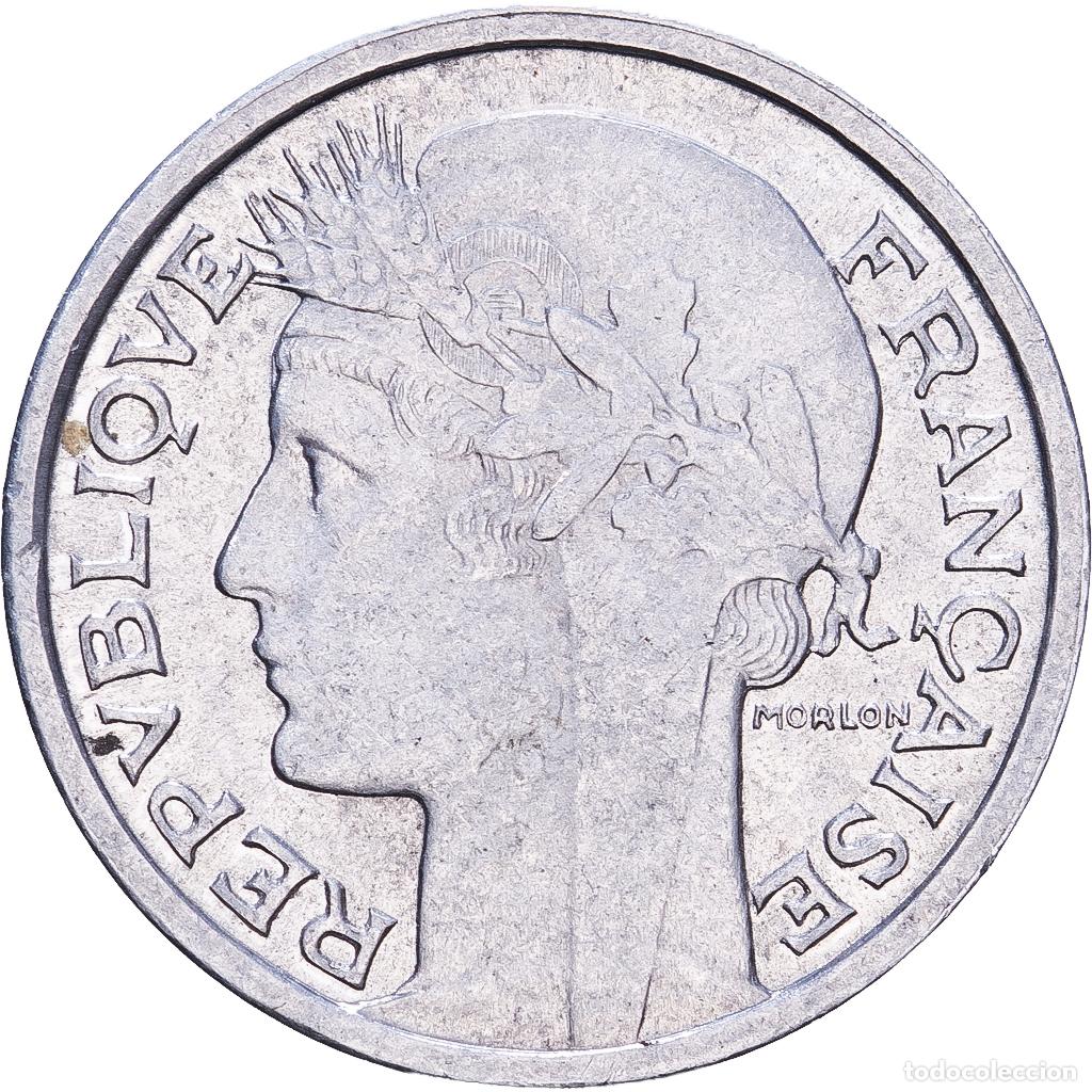 Monedas antiguas de Europa: [#228435] Francia, 50 Centimes, Morlon, 1947, Paris, Aluminio, EBC+, KM:894.1a