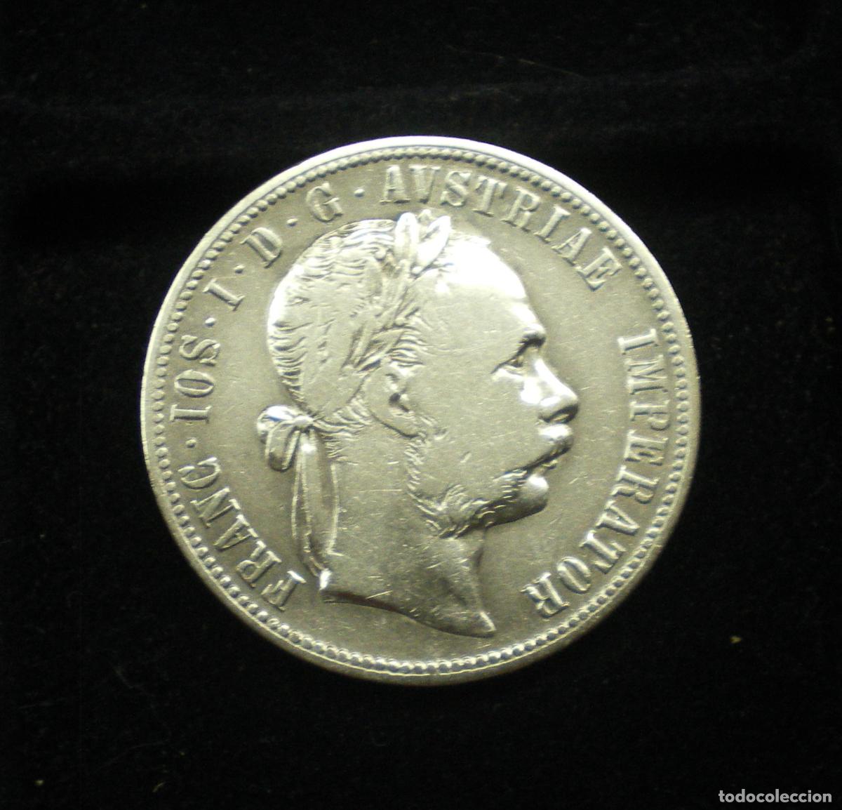 Monedas antiguas de Europa: AUSTRIA - 1 FLORIN de PLATA - 1881